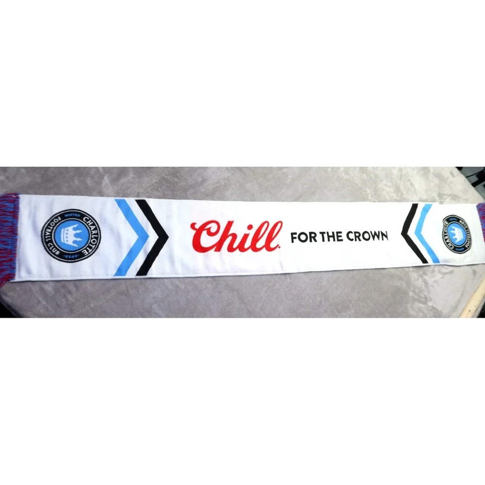 Charlotte FC Football Club Coors Light Chill for the Crown Scarf 54